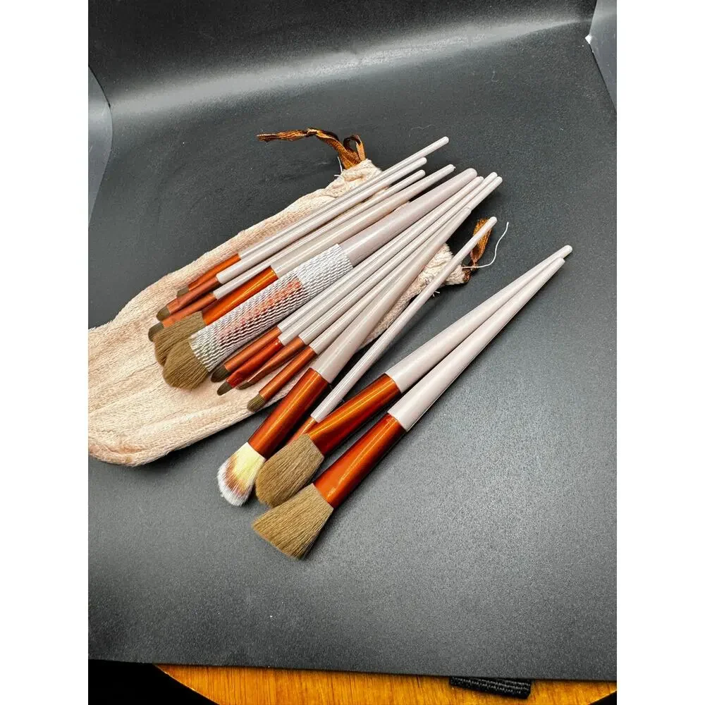 NWT 13 Piece Make Up Brush Set With Pouch